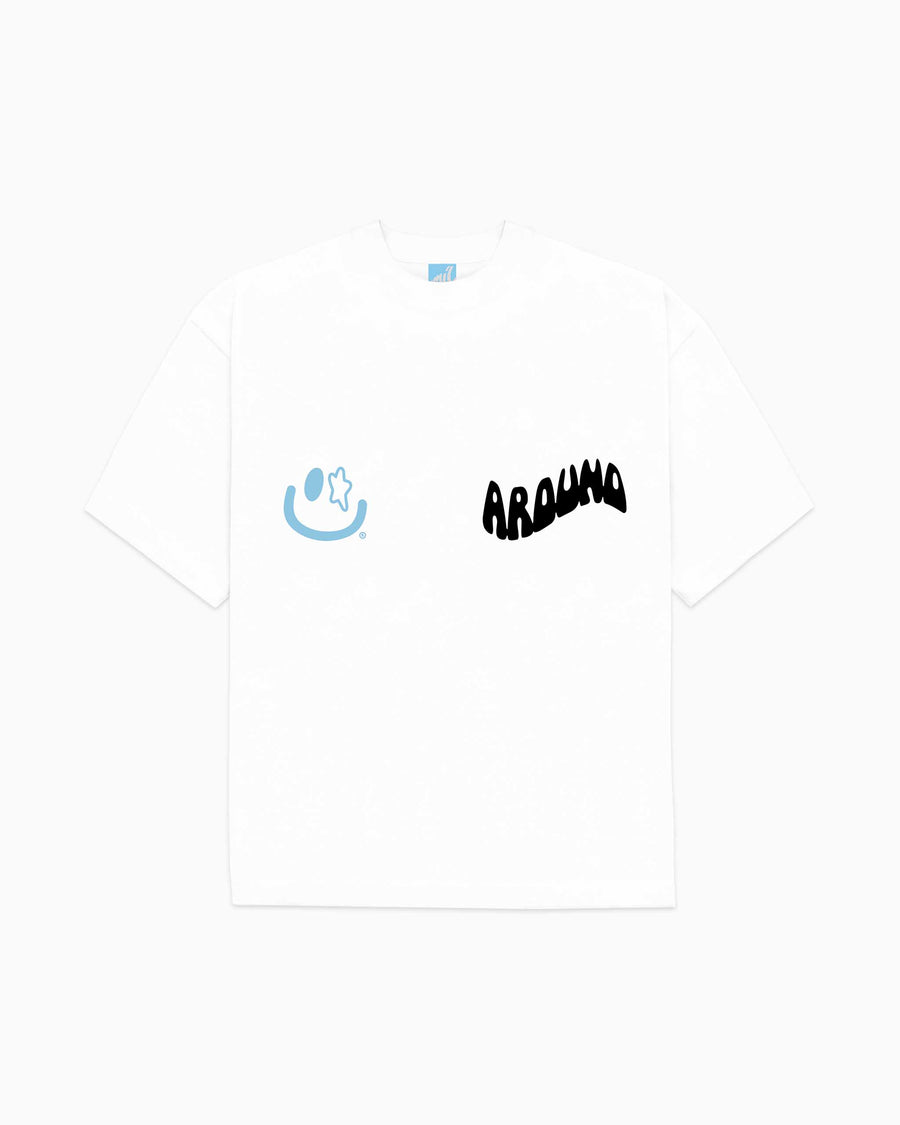 Dual Logo White T-Shirt