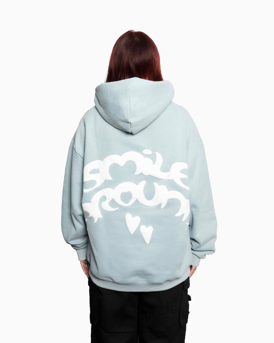 Hidden Hearts Hoodie Sky