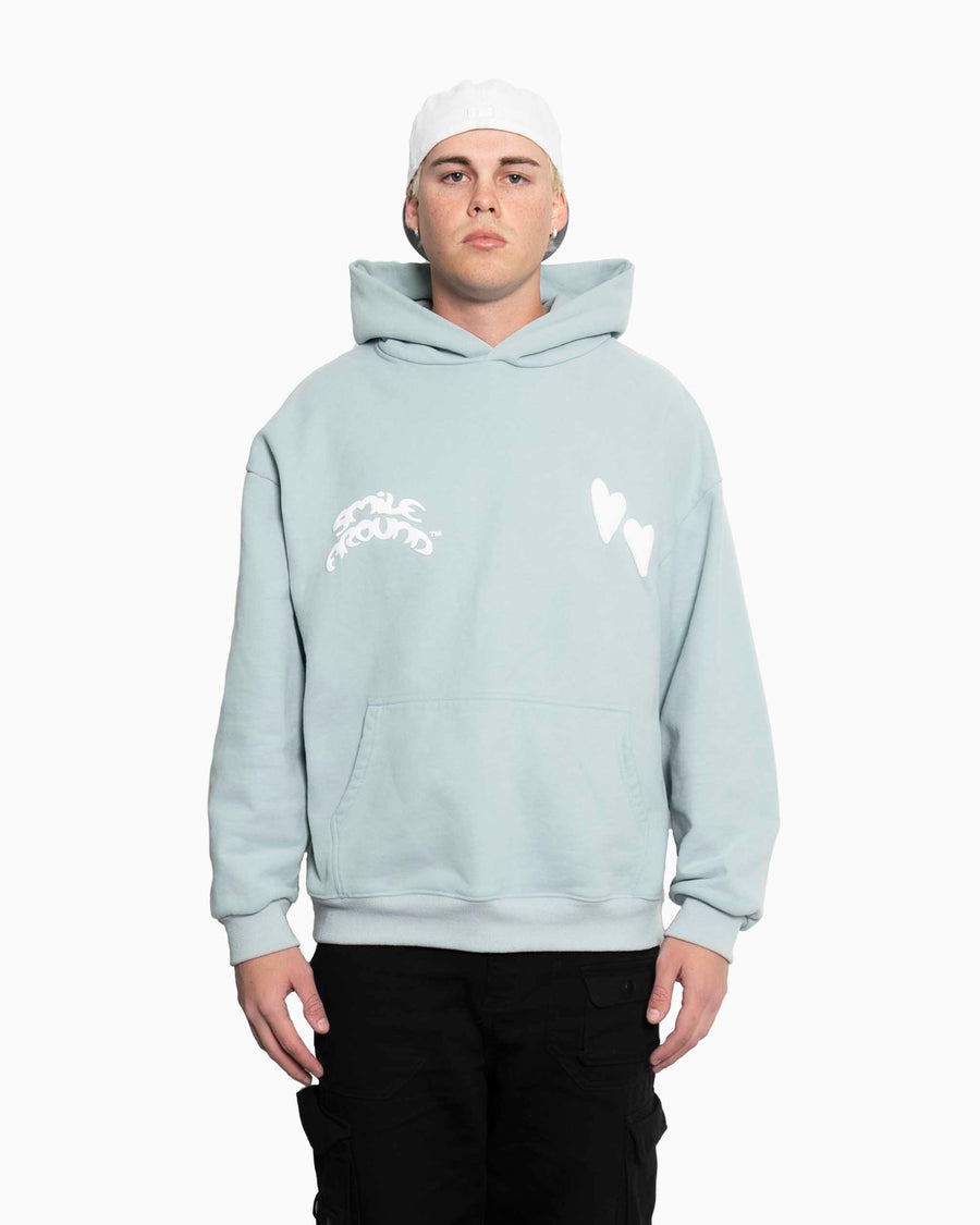 Hidden Hearts Hoodie Sky