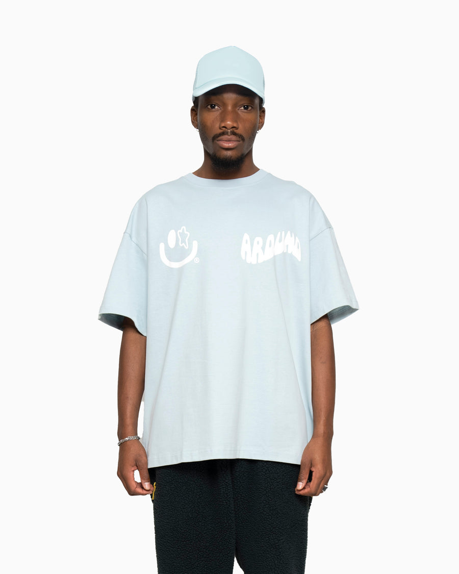 Dual Logo Sky T-Shirt