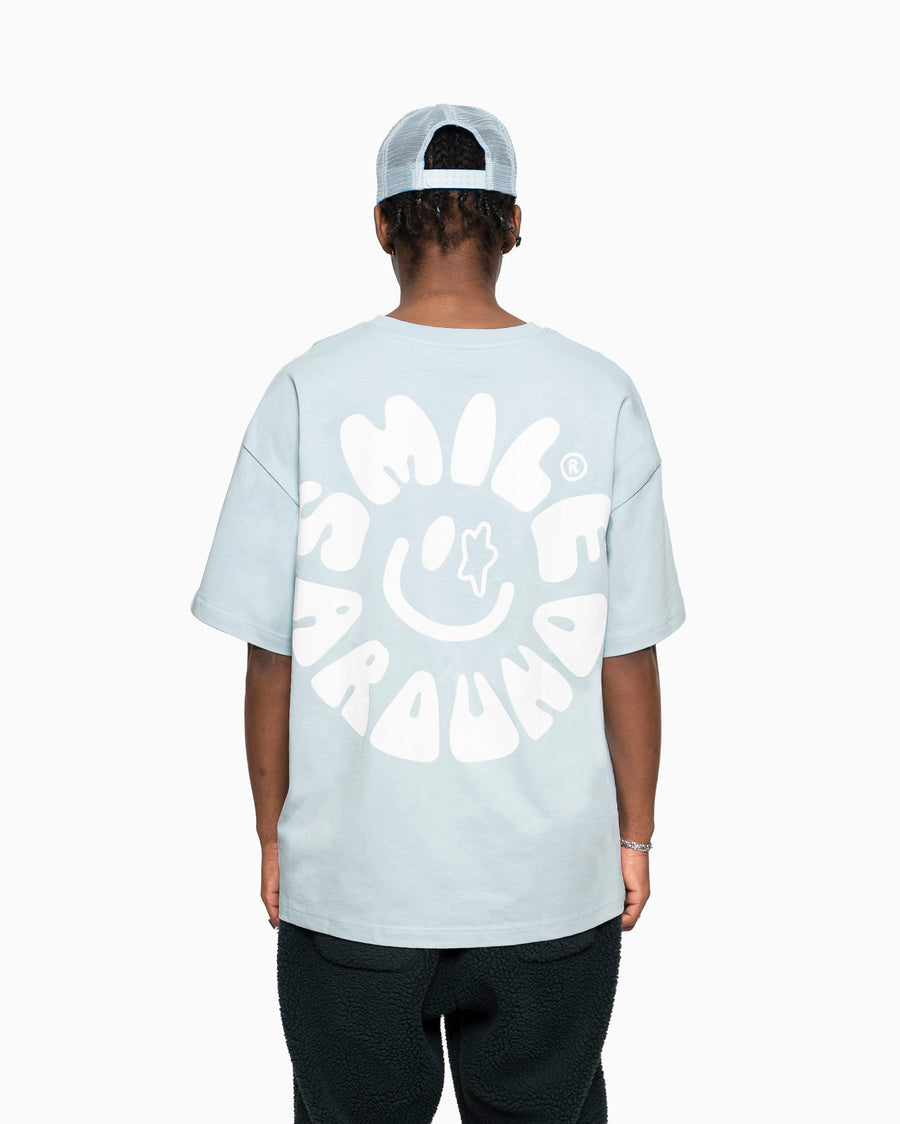 Dual Logo Sky T-Shirt