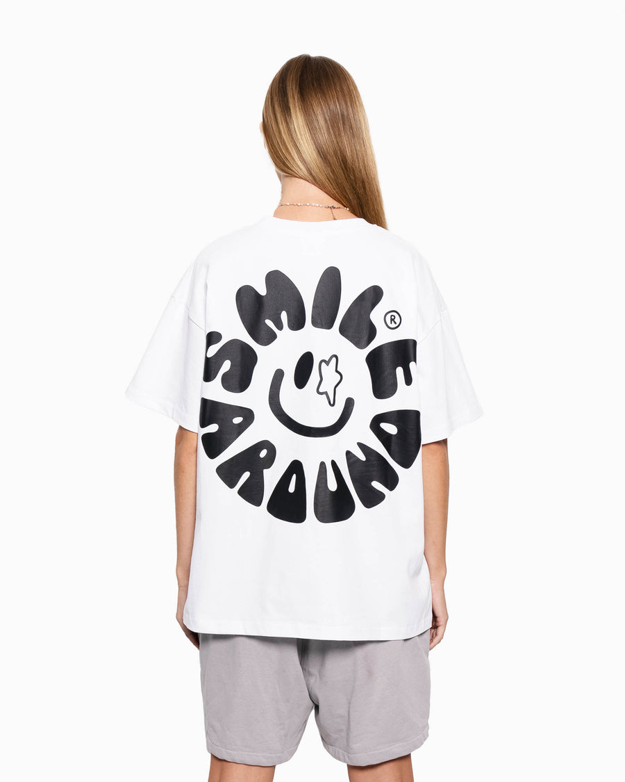 Dual Logo White T-Shirt